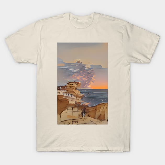 Ukiyo-e painting T-Shirt by aestheticand